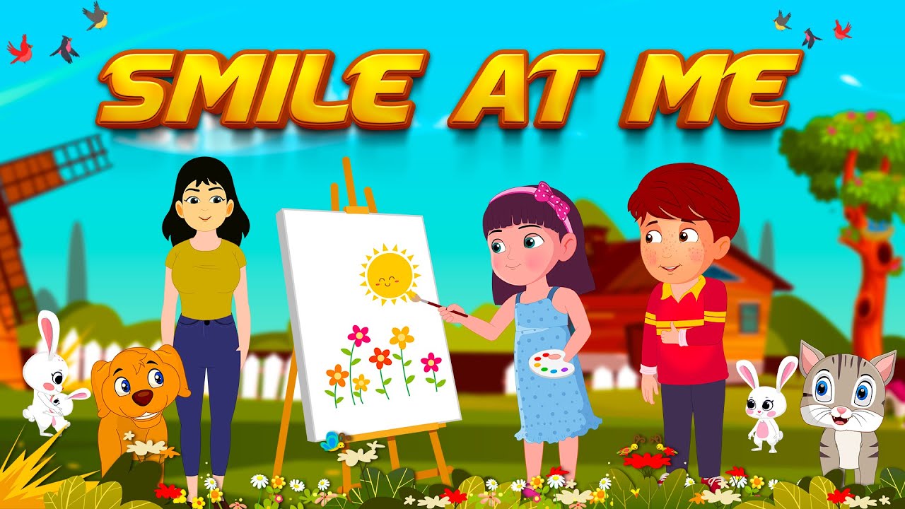 SMILE AT ME (Official Music Video) SING SONG KIDS Funny children