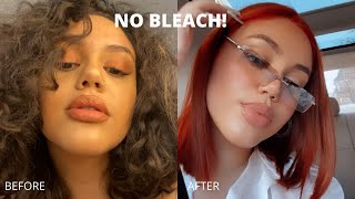 How to get your hair Orange/ Red WITHOUT BLEACH! | L&#39;OREAL TECHNIQUE HI COLOR!