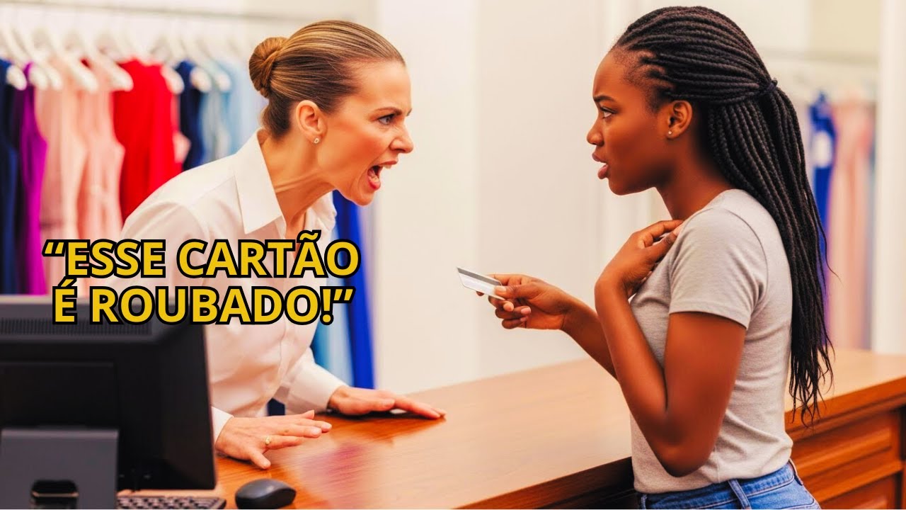 "De quem você roubou esse cartão?" a dona da loja humilhou a jovem negra, mas isso iria custar caro