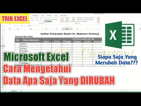 Video: Bagaimana cara mengaktifkan Lacak Perubahan di Excel?