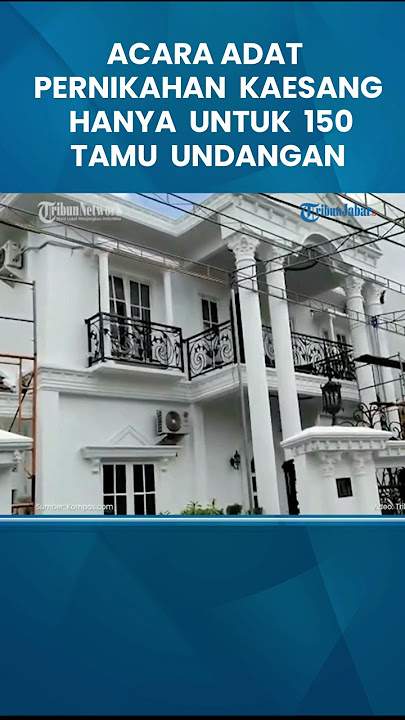 ACARA ADAT PERNIKAHAN KAESANG DIISI DENGAN PENGAJIAN SIRAMAN DAN DITUTUP DENGAN MIDODARENI