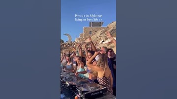 Thumbnail of Mykonos Best Party 🌅🪄 #mykonos #mykonosgreece #shorts #shortsvideo #music #party #dj #summer