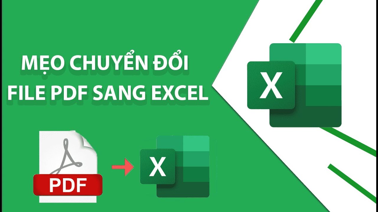 M o chuy n i file pdf sang file excel c c k d d ng youtube