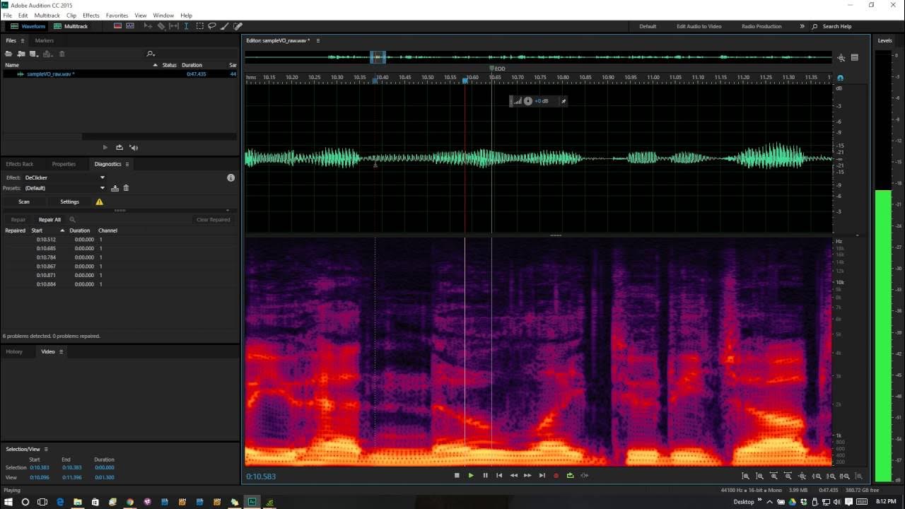 Voice editing