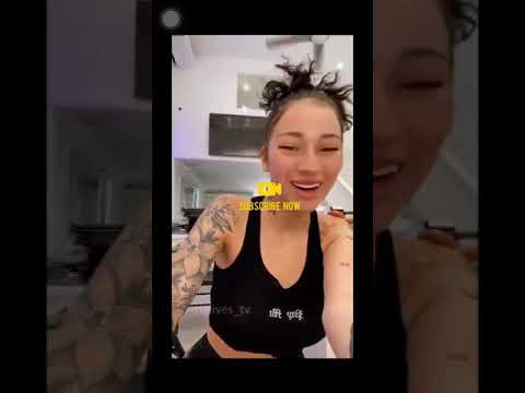 Bhad Bhabie nip slip on ig live