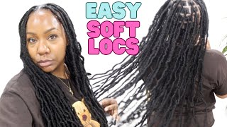 EASY SOFT LOCS  (NO CROCHET, NO BANDS)