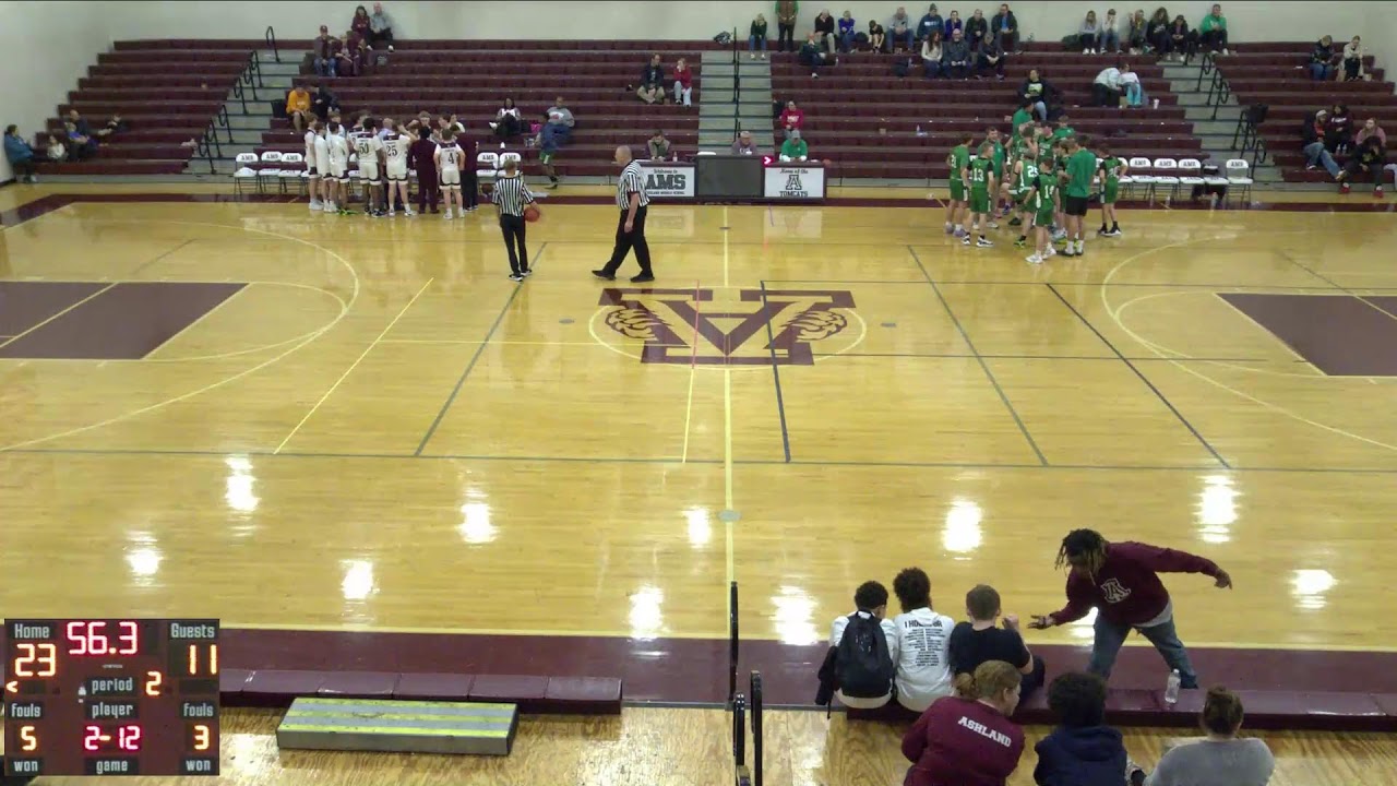 Ashland Middle Schoo vs Rowan 8th Boys' Middle School Basketball