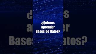 Aprende SQL en 1 Minuto | SELECT, INSERT, UPDATE, DELETE y DROP