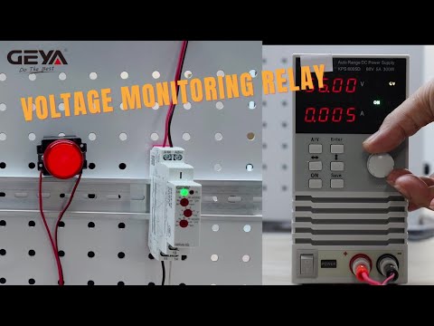 Single phase voltage monitoring relay GRV8-02 | GEYA Electric