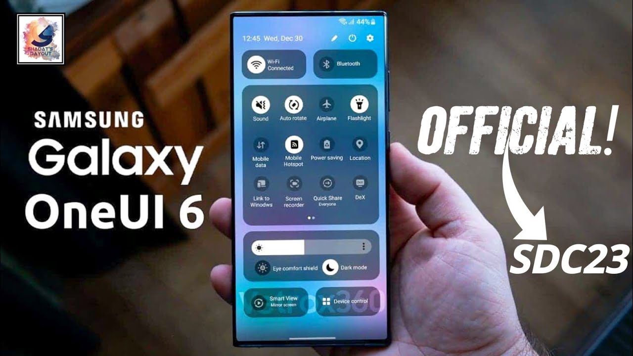 Samsung One UI 6.0 officially announced with new features - SDC23 - YouTube