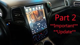 Pt 2 Jeep Grand Cherokee 2016 In Dash 12.1 Tablet