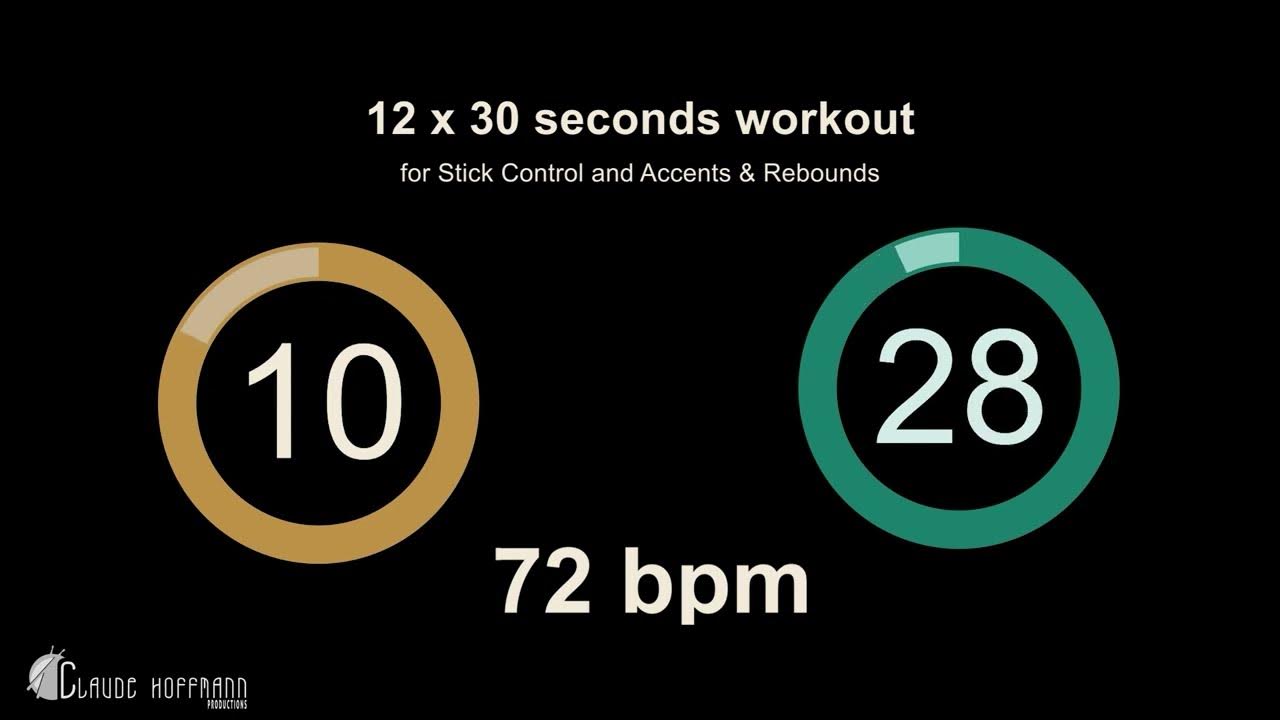 12 times 30 seconds Metronome, speeds 60 to 90 bpm YouTube
