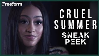 Cruel Summer Season 2 Episode 9  Sneak Peek Megan Isabella And Luke Discuss Madrid  Freeform