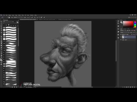 DIGITAL PAINTING - DESENHANDO E PINTANDO CARICATURA