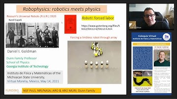 Robophysics: robotics meets physics - Daniel I. Goldman
