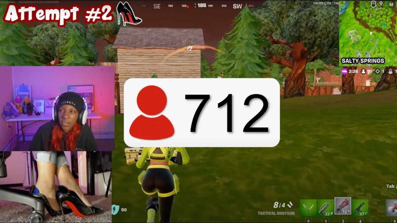 GIRL PLAYS FORTNITE IN $1000 SHOES!? | #fortnite #christianlouboutin | KeepUpRadio