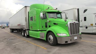 Green Peterbilt 589 At Iowa 80 Truck Stop In Walcott
