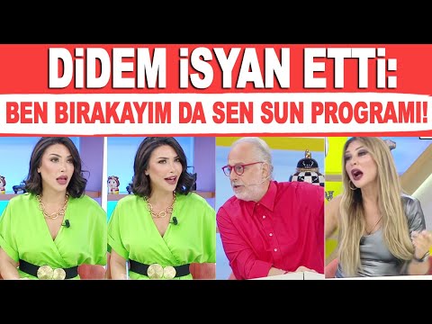 Didem Delen'i kızdıran cevap! 'Gelin siz moderatör olun, buyurun...'