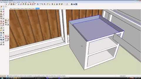 Building a new workbench with Google SketchUp