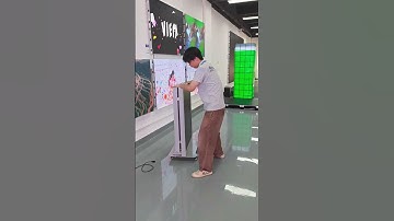 Portable and easy to install folding poster screen #leddisplay #ledscreen #posterleddisplay #tech