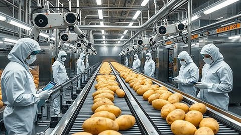 Inside the Potato Industry: Harvesting, Washing, Cooking & Packing
