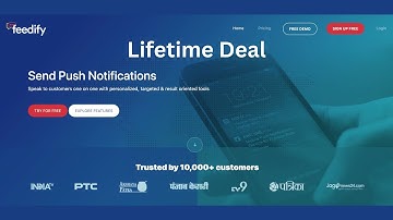 Feedify Review | Feedify Lifetime Deal - Push Notifications Services