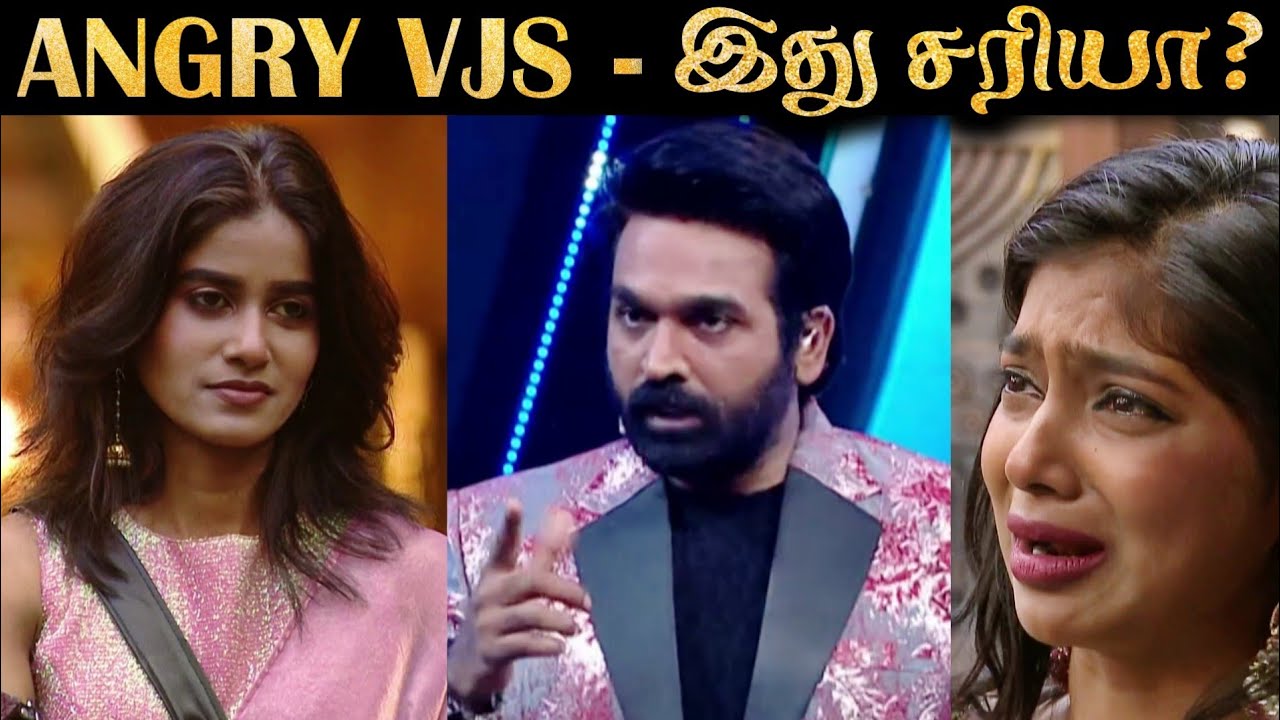 Vijay Sethupathi Angry on Aathirai 🔥 Day 6 | Bigg Boss 9 Tamil Review | 11 OCT 2025 | R&J 2.0