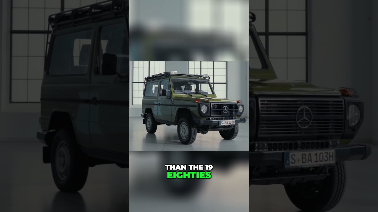 Retro Meets Future Mercedes G Class 'Stronger Than Time' Edition