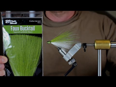 Fly Tying Fish Skull Faux Bucktail Baitfish