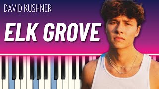 Video thumbnail of "Elk Grove (Piano Tutorial) - David Kushner"