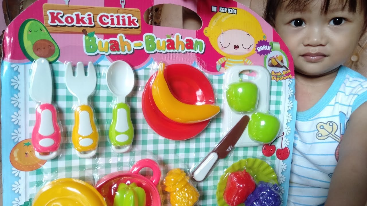Unboxing Mainan Anak  Masak  Masakan  Buah Buahan Mainan Anak  