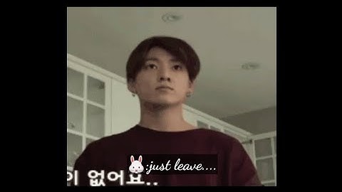 Bts reaction when they have a huge argument and you decided to leave