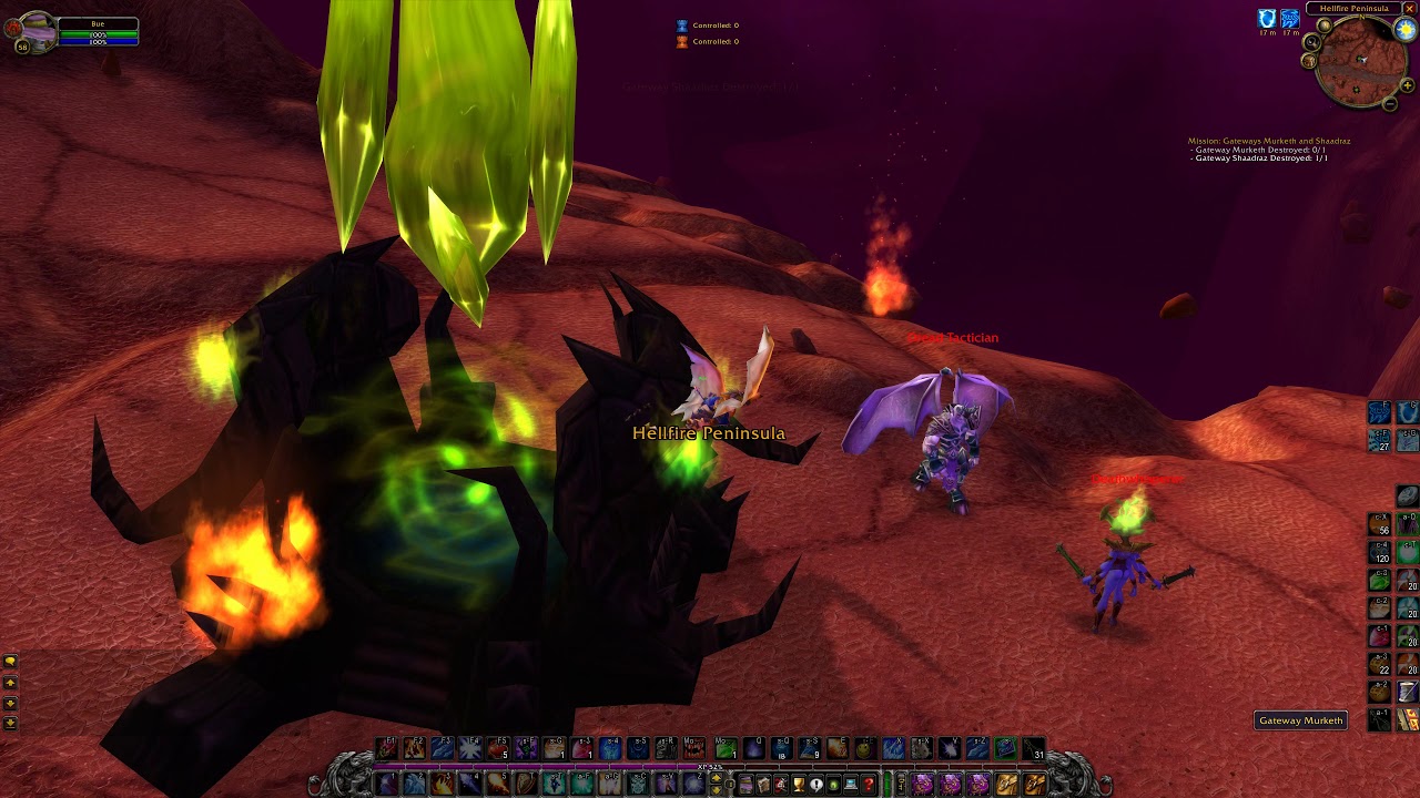 Mission: Gateways Murketh and Shaadraz, WoW TBC Quest (Horde)