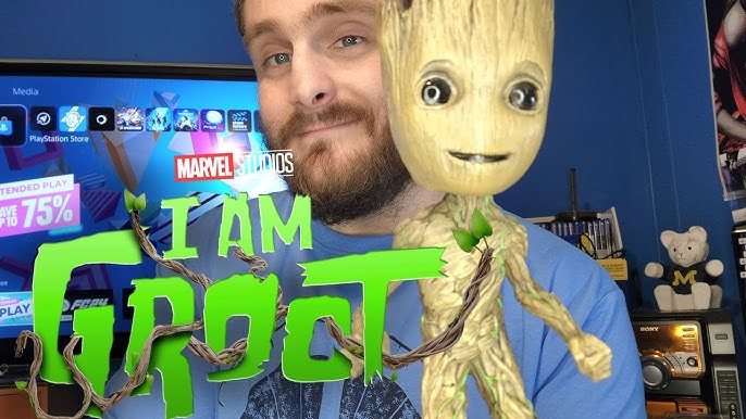 Marvel Plush Disney + Series Groovin' Groot Dance & Talking I Am Groot Toy (Grooving  Groot) Review 