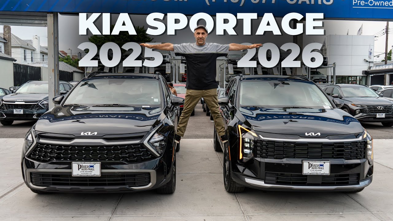 Сравнительный обзор KIA Sportage 2026 и 2025