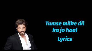Tumse milke dilka jo haal | song lyrics | shahrukh khan | Sha lyrics