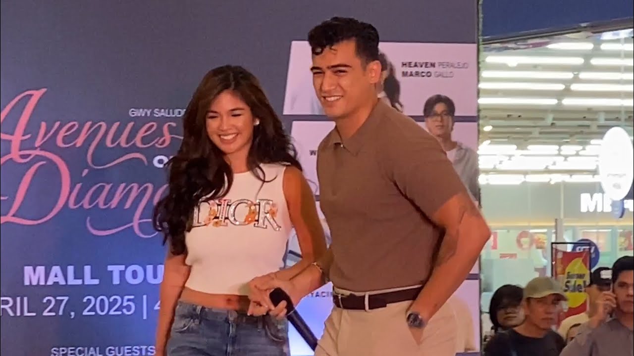 HEAVEN PERALEJO MARCO GALLO NAGPAKILIG NG LIVE SA SM CALOOCAN - AVENUES OF THE DIAMONDS | MARVEN
