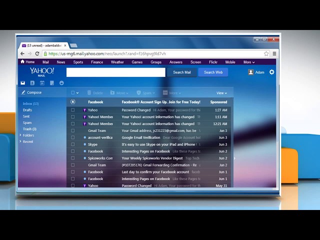 How To Save Message As A Draft In Yahoo Mail Youtube
