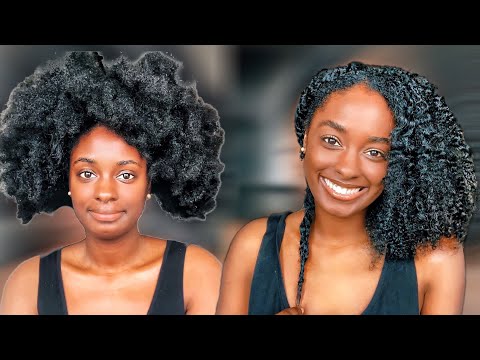STRETCHED Flat Twist Out on 4A/4B Hair ft. AFRICAN PRIDE