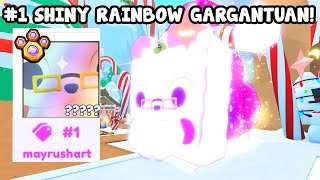 I HATCHED 1ST RAREST SHINY RAINBOW GARGANTUAN PET In Pet Simulator 99!