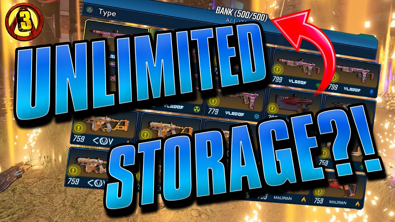 Borderlands 3 | UNLIMITED STORAGE MADE EASY!!