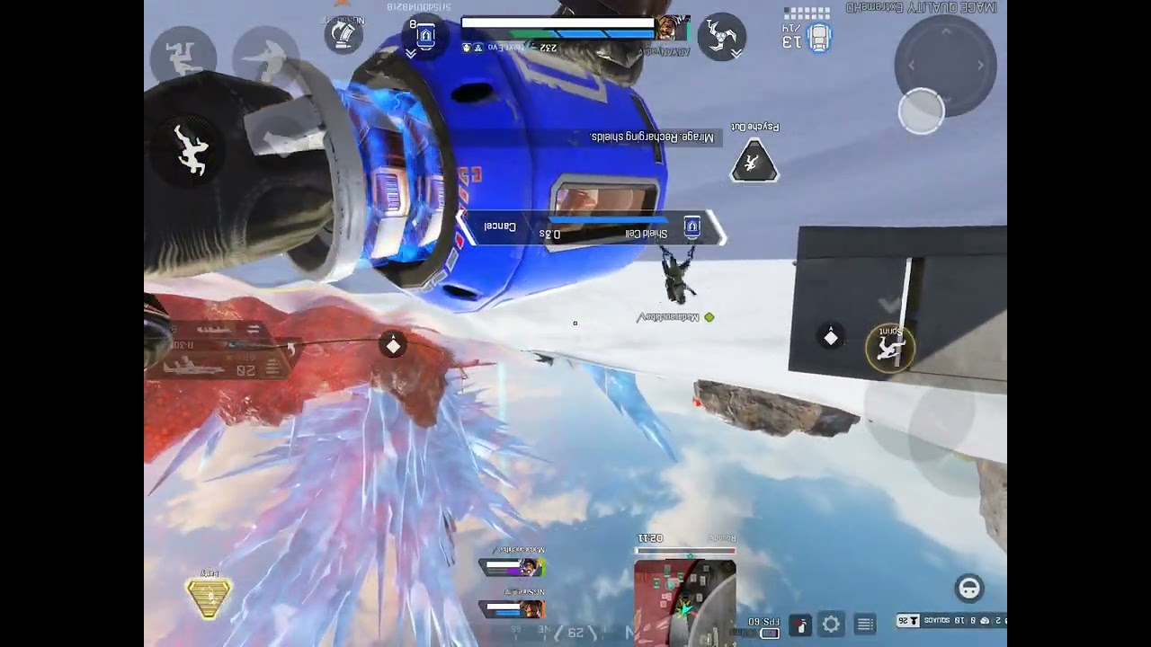 APEX LEGENDS MOBILE ON IPAD FIRST VIDEO🫡🫥🫥 gameplay