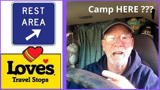 Where To Overnight Camp? Part Two: Rest Areas and Truck Stops