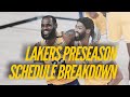 Lakers Preseason Schedule Released! We Break Down The Matchups