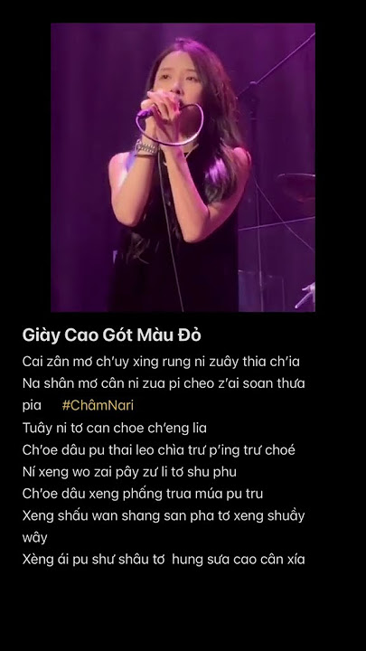 giày Cao gót màu đỏ ( visual việt nam )