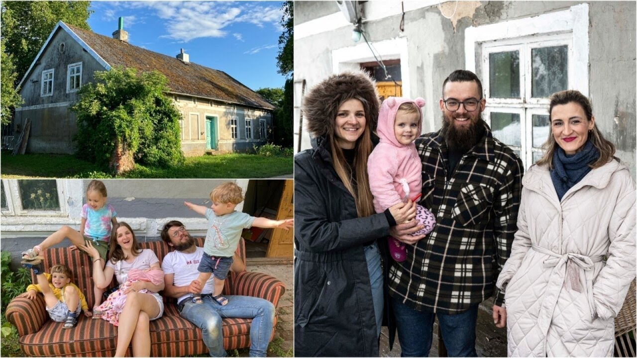 Kada įkurtuvės? 6 asmenų šeima nėrė į tikrą nuotykį: iš sostinės – į apleistą vokišką sodybą