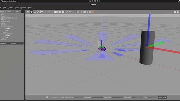Jetbot AI Kit rviz Gazebo sonar plugin and topic
