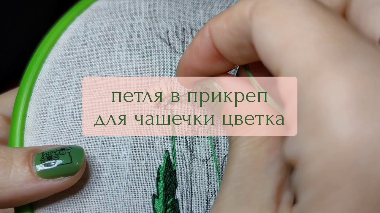 Вышивка с Юлией Сидоренко (для начинающих). Полевые цветы