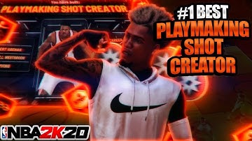 Nba 2k20 BEST PLAYMAKING SHOT CREATOR BUILD !!