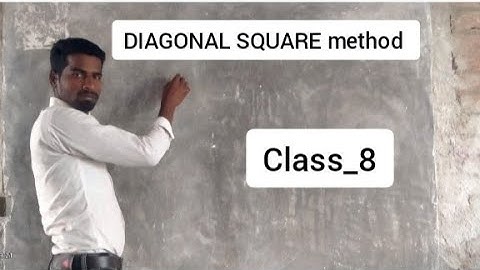 diagonal method for square a 25 number..